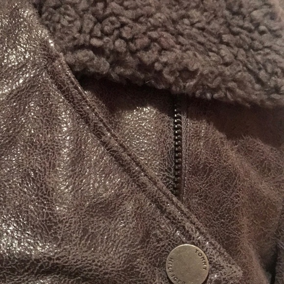 Tommy HILLFIGURE Gray faux Jacket - Picture 3 of 4